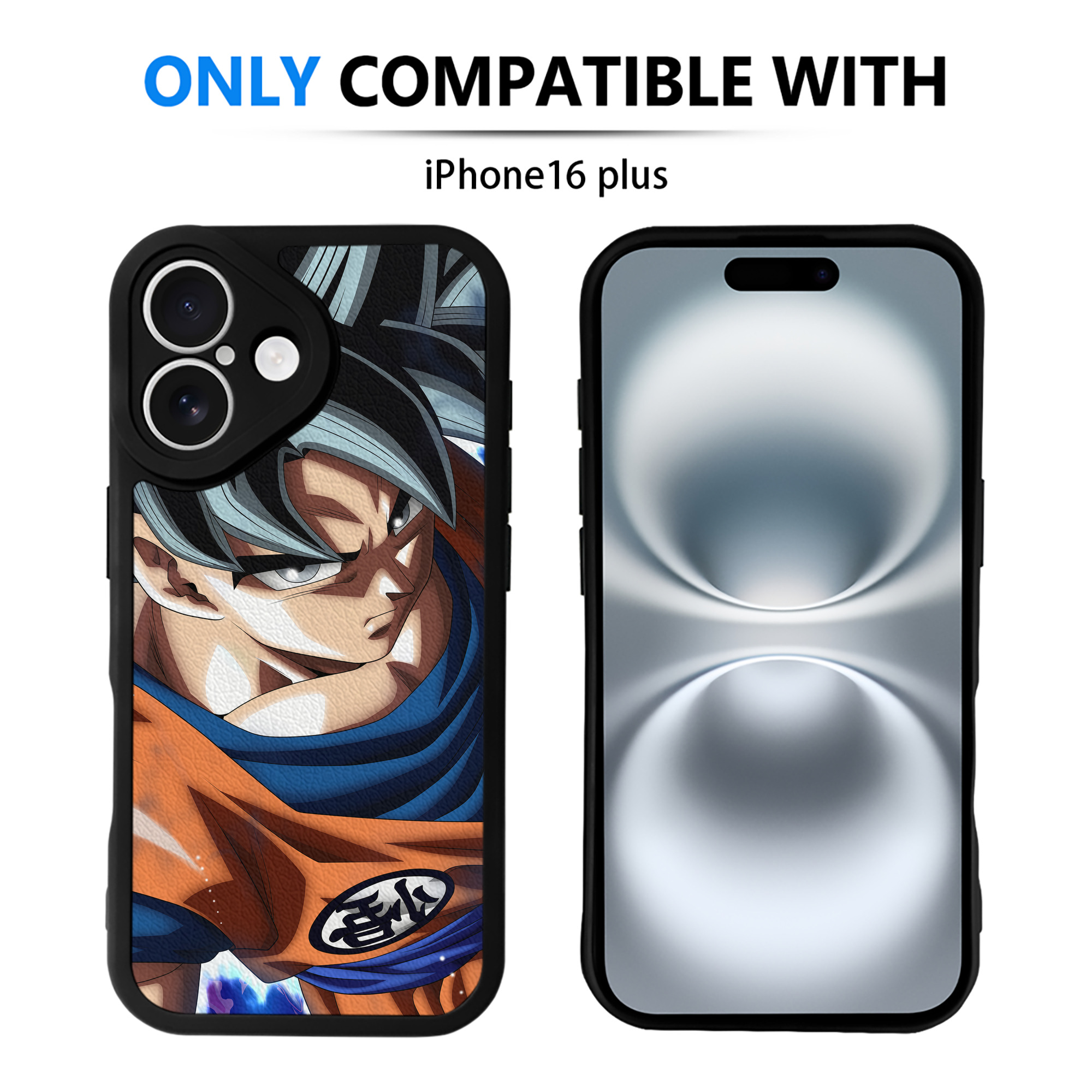 （画像用） ドラゴンボール DRAGON BALL 【iPhone 16シリーズ対応】シリコンスマホケース（レザー調） 材質：シリコン